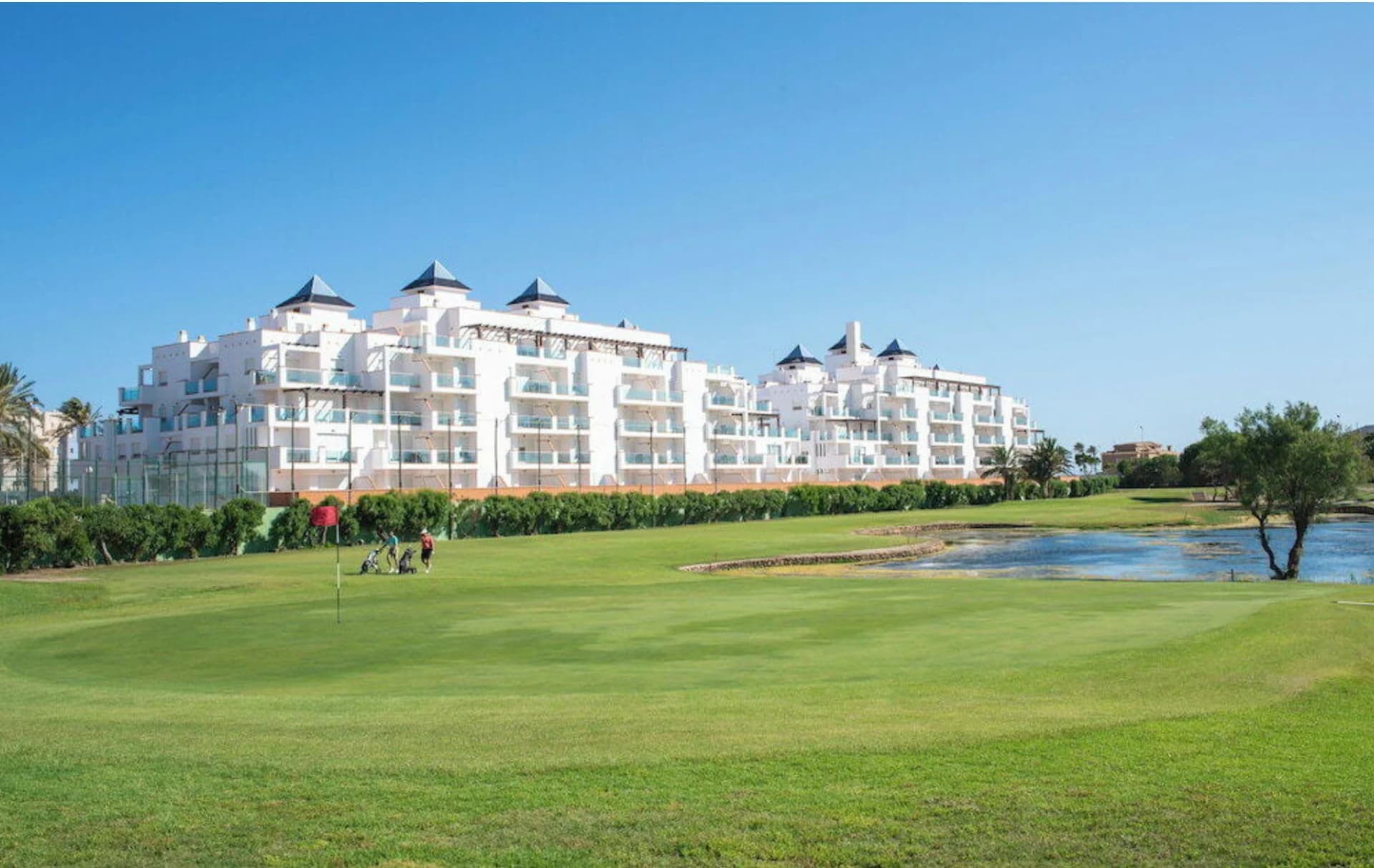 Roquetas De Mar by the sea and the golf course